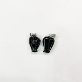 Stone Angel Wing Pendant for Jewelry Making, 12pc