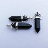 24pc Natural Stone Crystal Chakra Pendant Necklaces for Jewelry Making
