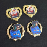 Bamboo Hoops Earrings Personalized Acrylic Laser DIY Jewelry