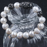 Freshwater Pearl and Resin Bracelet