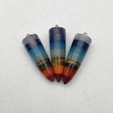 4pc Orgone 40x14mm Retro Reiki Healing Stone Pendant Charms
