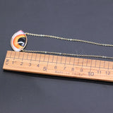 Geometric Eye Necklace Metal Gorgeous Eye Chain Necklace 847