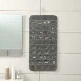 30-Pocket Jewelry Holder Storage Bag - Earring Ring Necklace B
