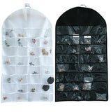 30-Pocket Jewelry Holder Storage Bag - Earring Ring Necklace B