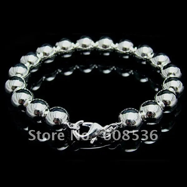 S925 Sterling Silver Bracelet 10MM