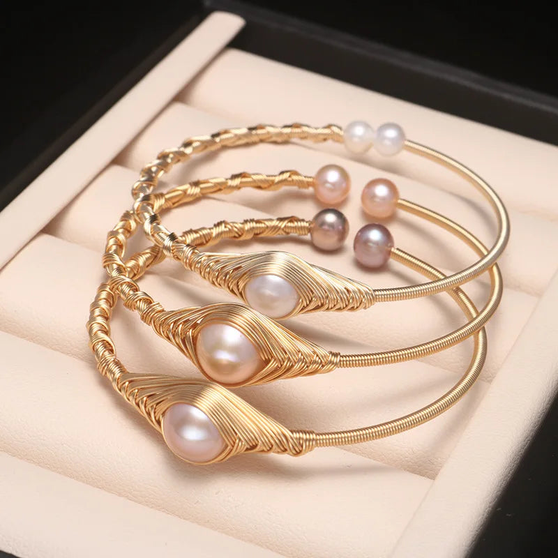 Freshwater Pearl Eye Bracelet for Women
