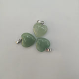 AVENTURINE 15mm Heart Pendants for Jewelry Making 50pcs/lot