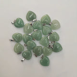 AVENTURINE 15mm Heart Pendants for Jewelry Making 50pcs/lot