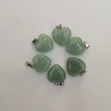 AVENTURINE 15mm Heart Pendants for Jewelry Making 50pcs/lot