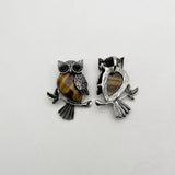 Tiger Eye Animal Owl Pendants for Jewelry Making