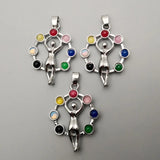 Stone Alloy Women Pendants & Necklaces for Jewelry Making 12pcs/lot