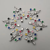 Stone Alloy Women Pendants & Necklaces for Jewelry Making 12pcs/lot