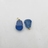 Natural Stone Agate Carving Little Frog Pendants & Necklaces for Jewelry Making