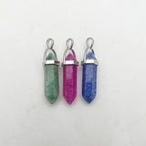 Natural Stone Blast Agate Pendant Necklace for Jewelry Making