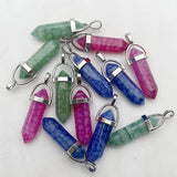 Natural Stone Blast Agate Pendant Necklace for Jewelry Making