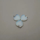 Natural Stone Opal Heart Pendants & Necklaces for Jewelry Making