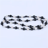 Freshwater Pearl and Agate Necklace
