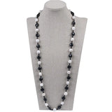Freshwater Pearl and Agate Necklace