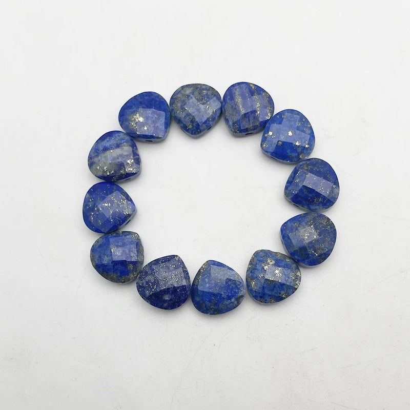 12pc Natural Lapis Lazuli Water Drop Loose Bead for Jewelry Making