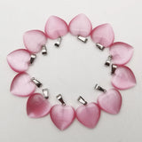 20MM Pink Cat Eye Stone Pendant Necklace for Jewelry Making