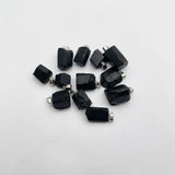 Tourmaline Crystal Gem Reiki Pendant Necklace Healing Stone Charm 24pc