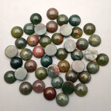 12mm Oval Agate Cabochon Beads 50Pc Jewelry Making DIY Accessories