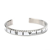Stainless Steel Bangles Cuff Couple Bracelet for Biker Sport Jewelry BG0058