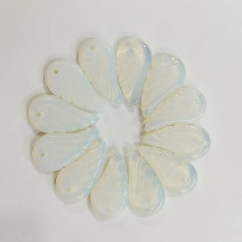 Opal Pendant Charms Necklaces for Jewelry Making 12pcs/lot