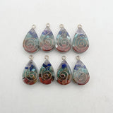 Orgone Energy Pendant 23x15mm Retro Reiki Healing Stone Charm