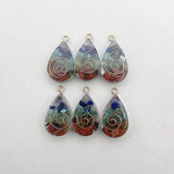 Orgone Energy Pendant 23x15mm Retro Reiki Healing Stone Charm
