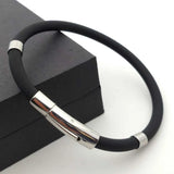 Fast Stainless Steel Silicone Bracelet