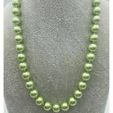 10mm Green South Sea Shell Pearl Necklace