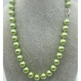 10mm Green South Sea Shell Pearl Necklace