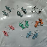 14pcs Animal Earrings Set with Fun Clay Patterns