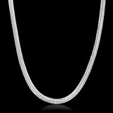 925 Silver Snake Chain Necklace 20in