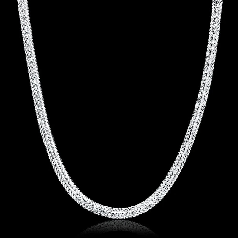 925 Silver Snake Chain Necklace 50-60cm