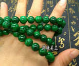 Green Emerald Round Gemstone Beads Bracelet 8mm 10MM