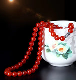Natural Agate Chalcedony Necklace for Mother's Birthday