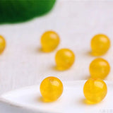 Yellow Agate Crystal Bracelet for Men and Women
