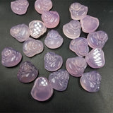 Natural Pink Jade Buddha Jewelry Set