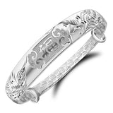 Dragon Blessing Bracelet Silver Jewelry Girl Gift