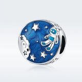 925 Sterling Silver Spaceman Pendant for Necklace Chain