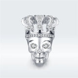 Europe Bracelet 925 Sterling Silver Halloween King Skeleton Beads