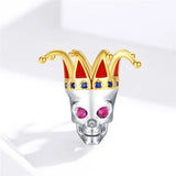 Europe Bracelet Silver 925 Halloween Queen Skull Beads S925