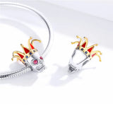 Europe Bracelet Silver 925 Halloween Queen Skull Beads S925