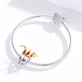 Europe Bracelet Silver 925 Halloween Queen Skull Beads S925