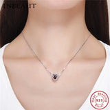 Europe Bracelet Women 925 Silver Red Heart Mother Baby Charm Pendant