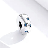Europe Bracelet 925 Silver Beads Zircon Buckle DIY Woman Jewelry