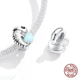 925 Silver Chameleon Charm Beads for Bracelet Making