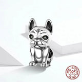 French Bulldog Charm Bracelet Beads for Women